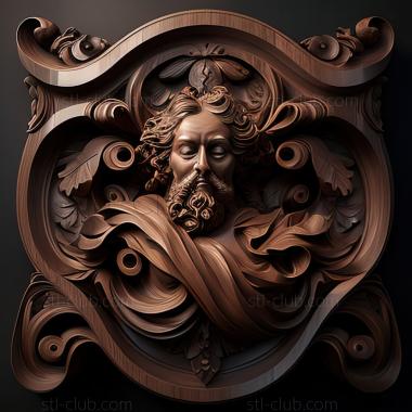 3D model st baroque (STL)